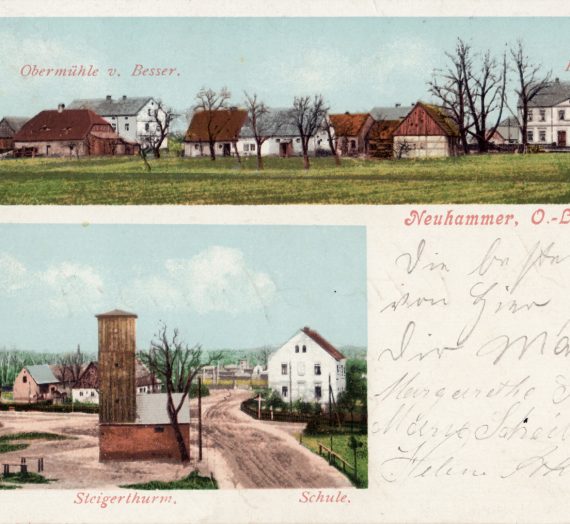 Neuhammer Oberlausitz – Pocztówka – 1905r.